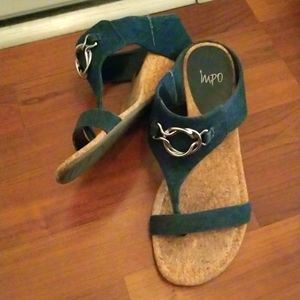 Impo Navy Blue Wedges 9.5